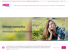 Tablet Screenshot of ds-kosmetik-wellness.de